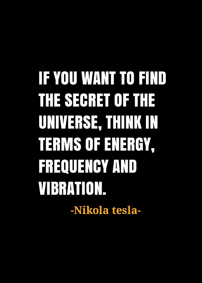 Nikola tesla quotes