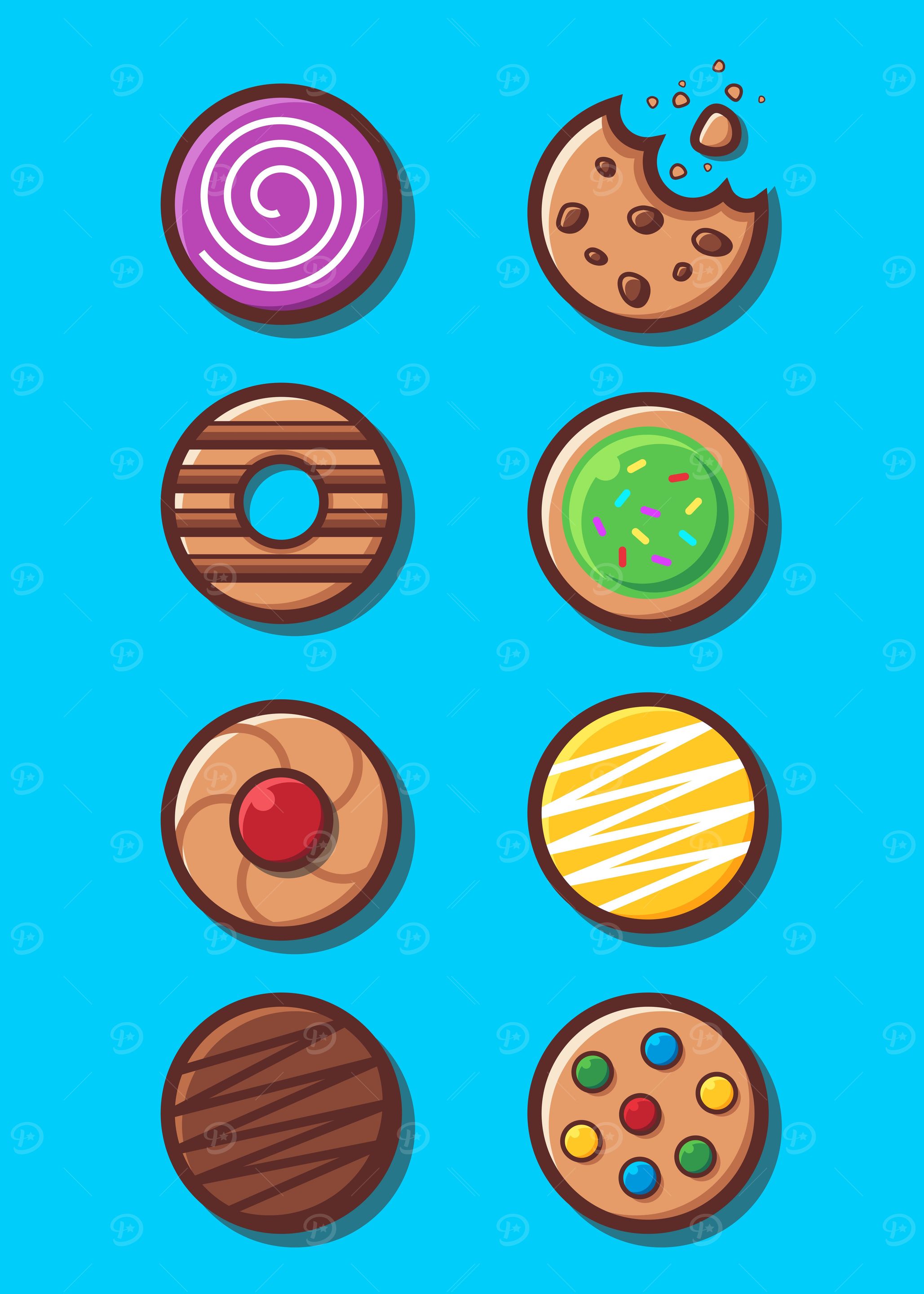 Cute Cartoon Cookies