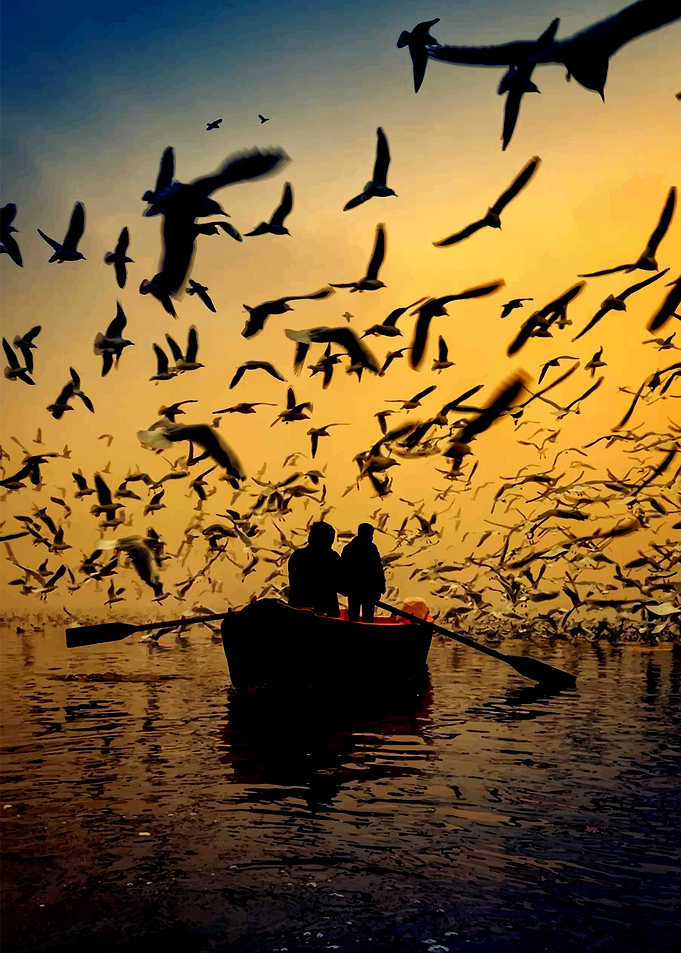 Sunset on Ocean