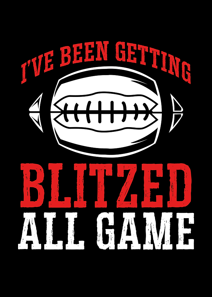 All game blitzed football