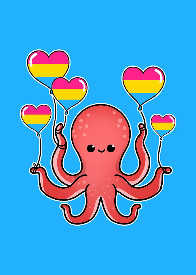 Octopus Balloon Pan Pride