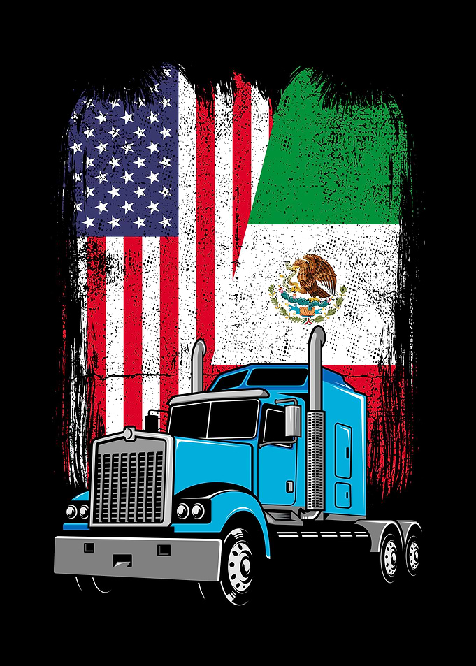 Mexican trucker truck