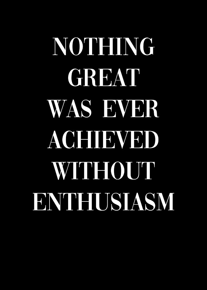 Achieve Enthusiasm Success