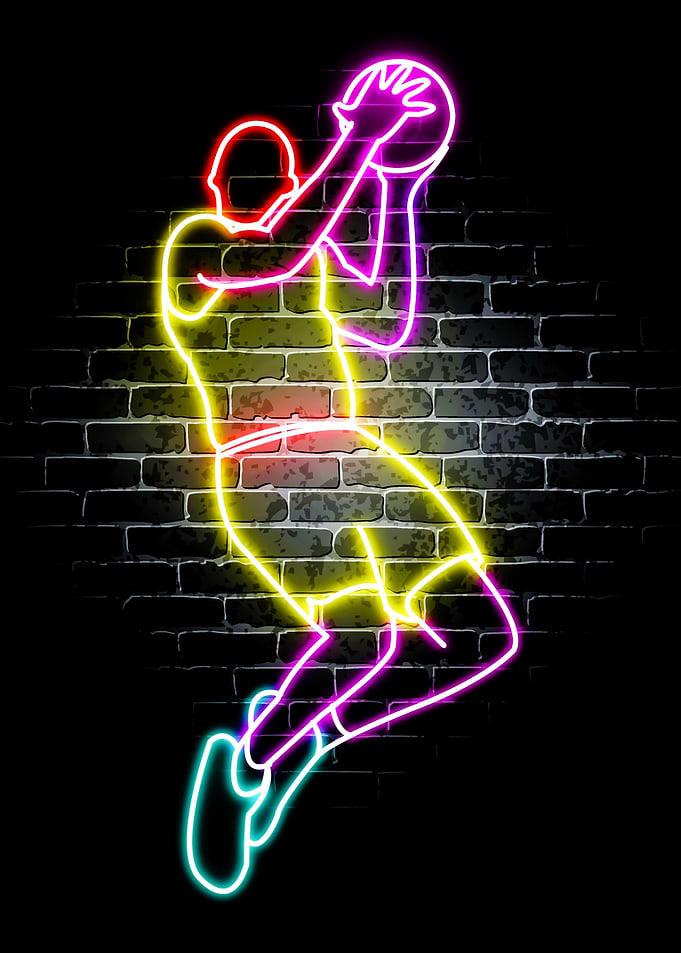 Basketball Neon