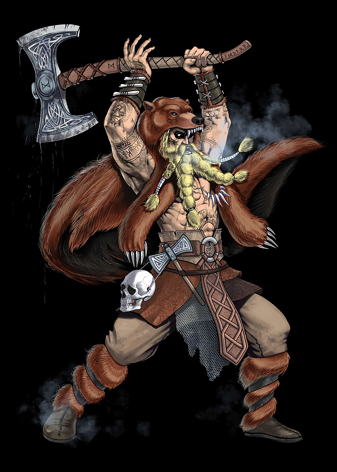 Nordic Viking Warrior