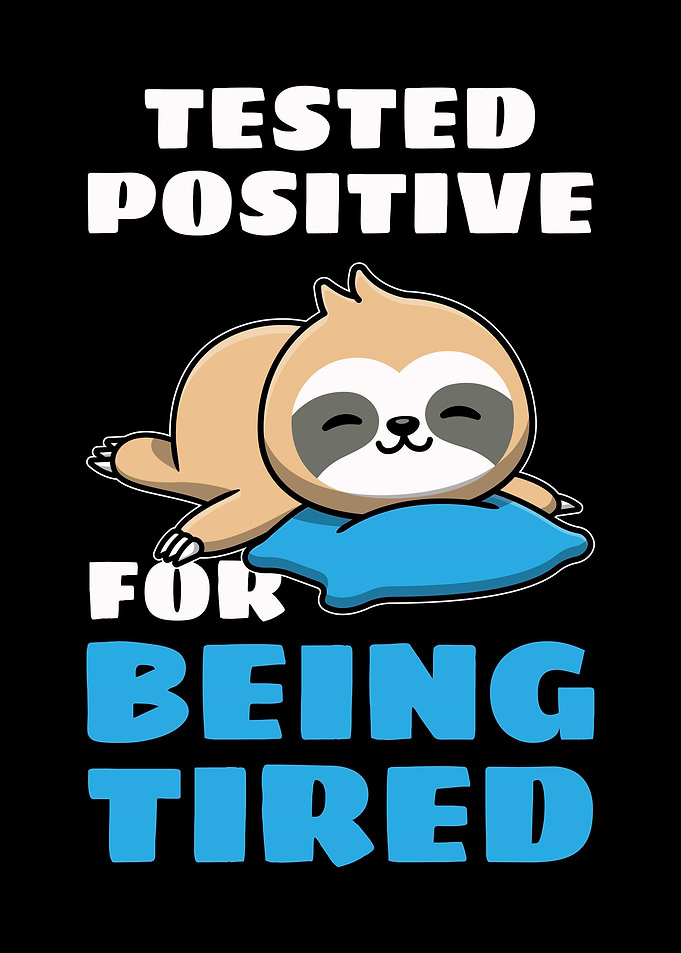 Cute Tired Sloth