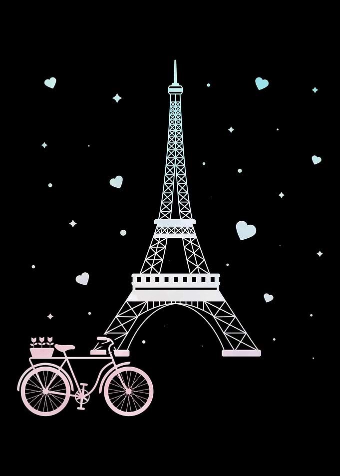 Eiffel Tower Bike Paris