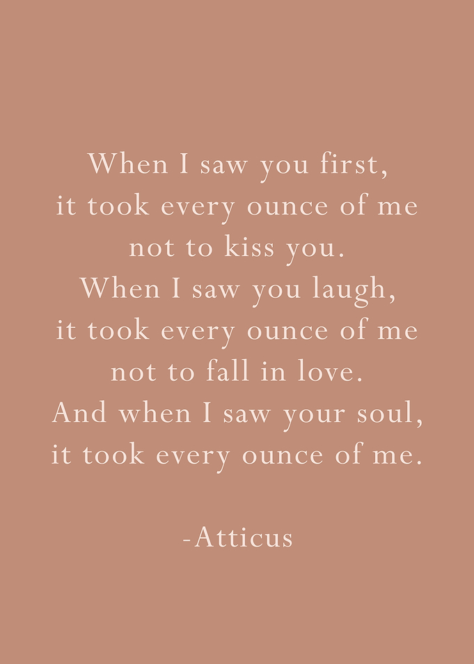 When I saw you first