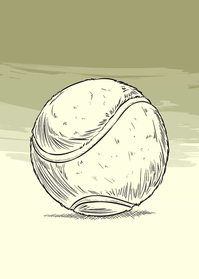 Sketch Tennis Ball