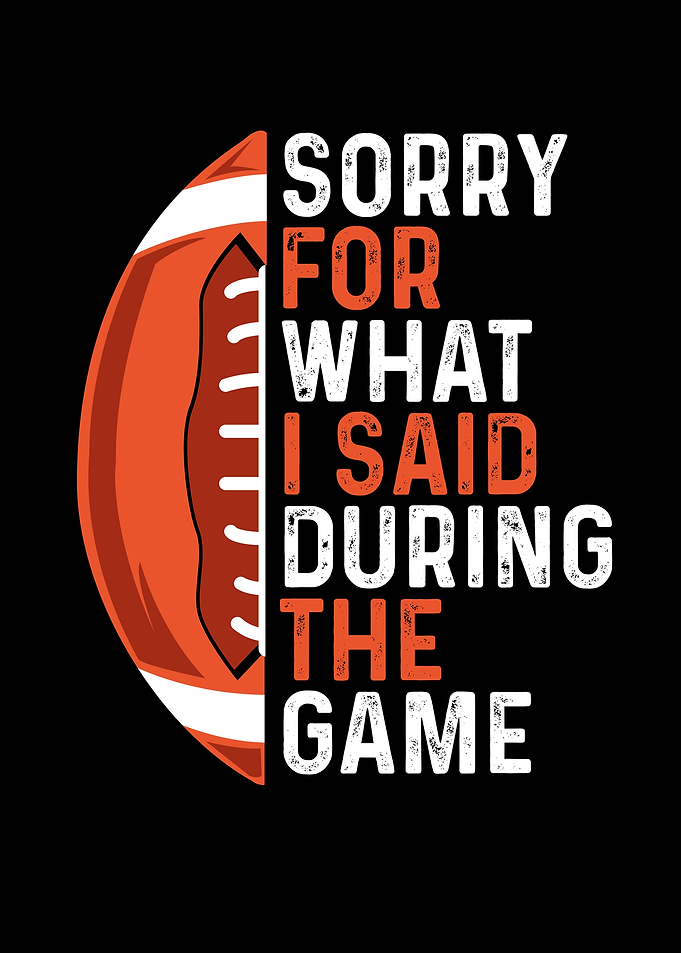 Sorry for what I said foot