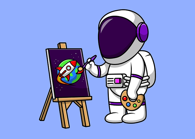 Cute Astronaut