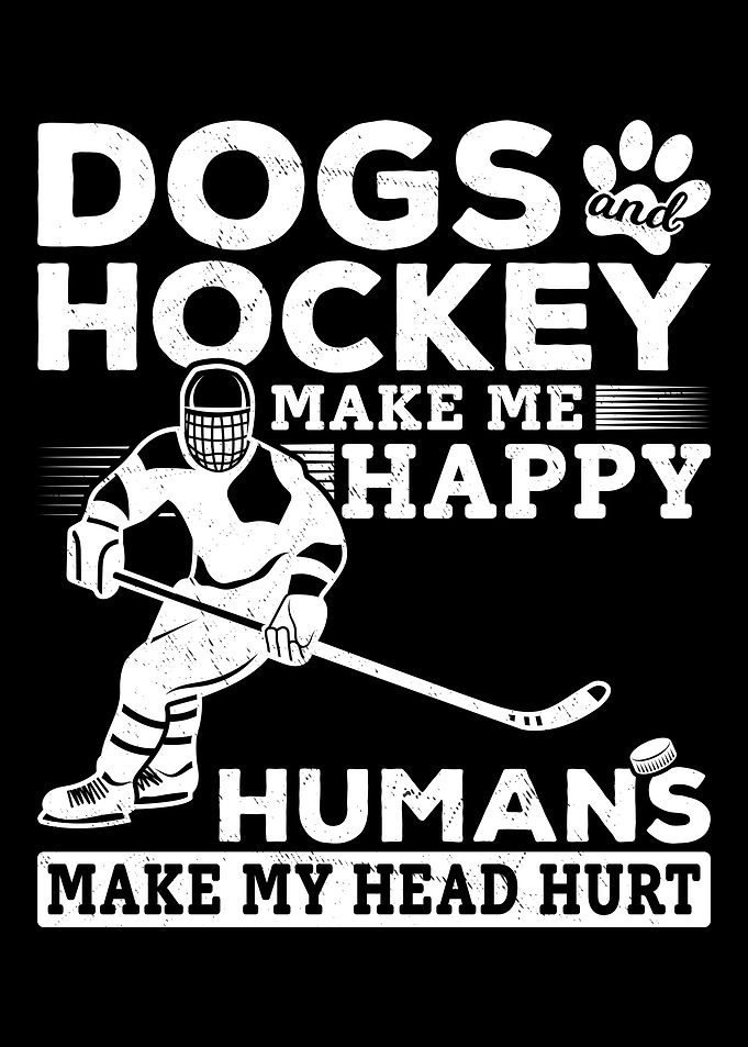 Hockey Dog Ice Hockey
