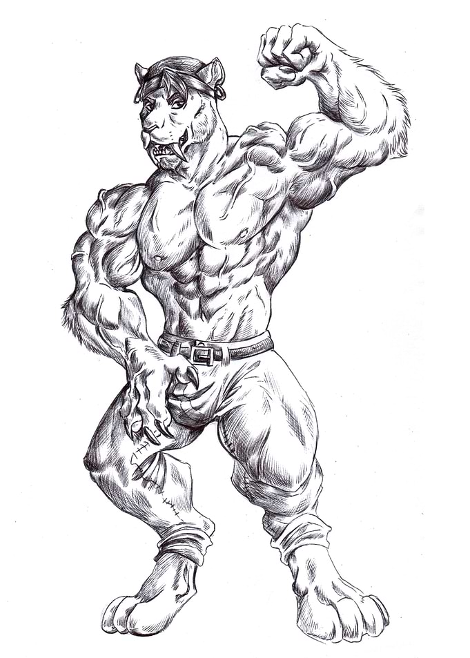 Sabertooth bicep