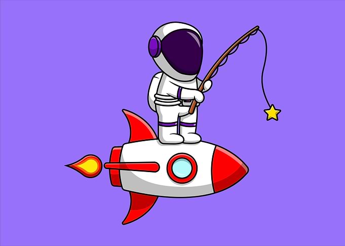 Cute Astronaut