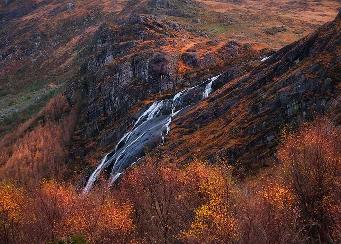 Scenic waterfall