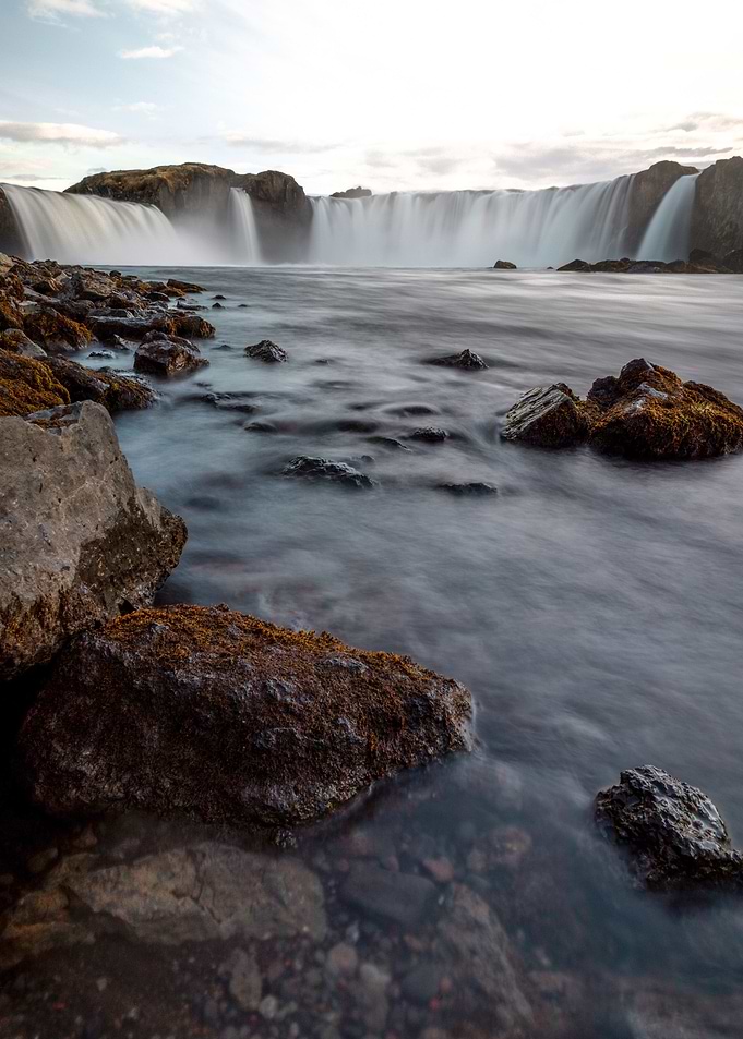 Gullfoss in sunset