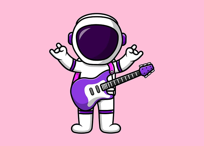 Cute Astronaut