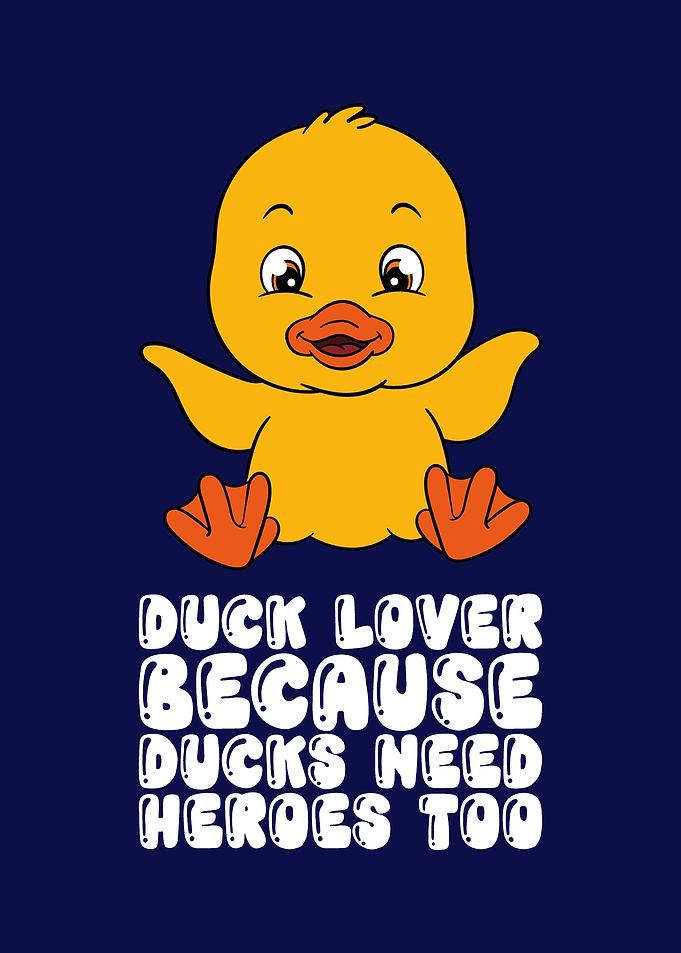 Funny Duck Graphic