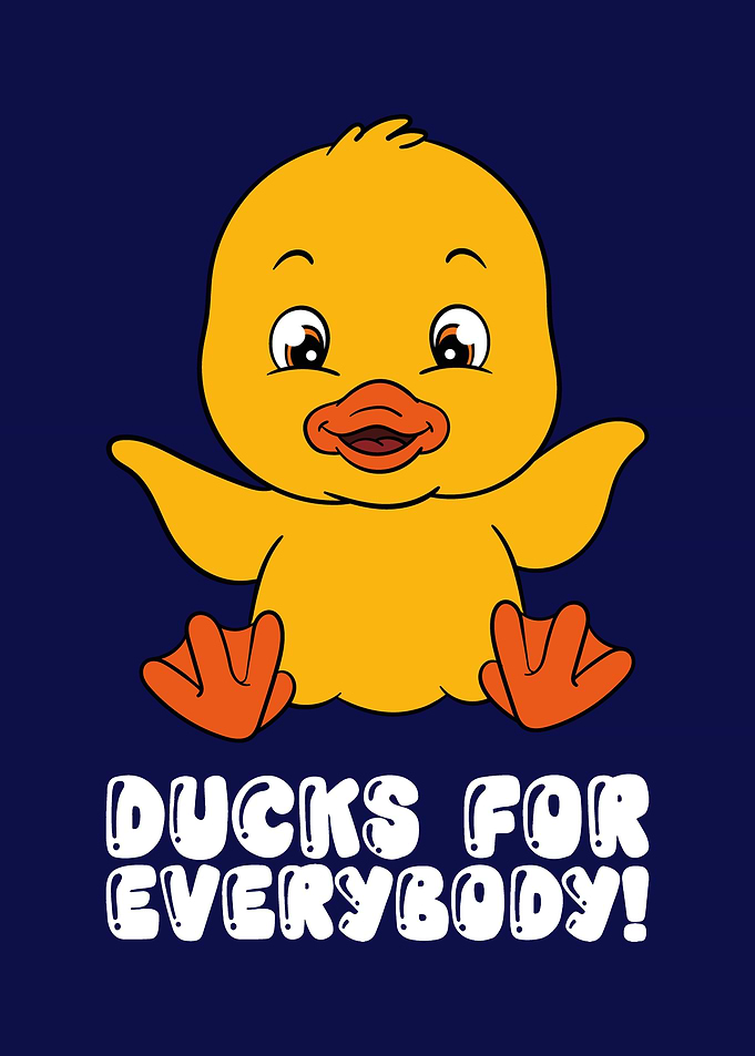 Funny Duck Graphic