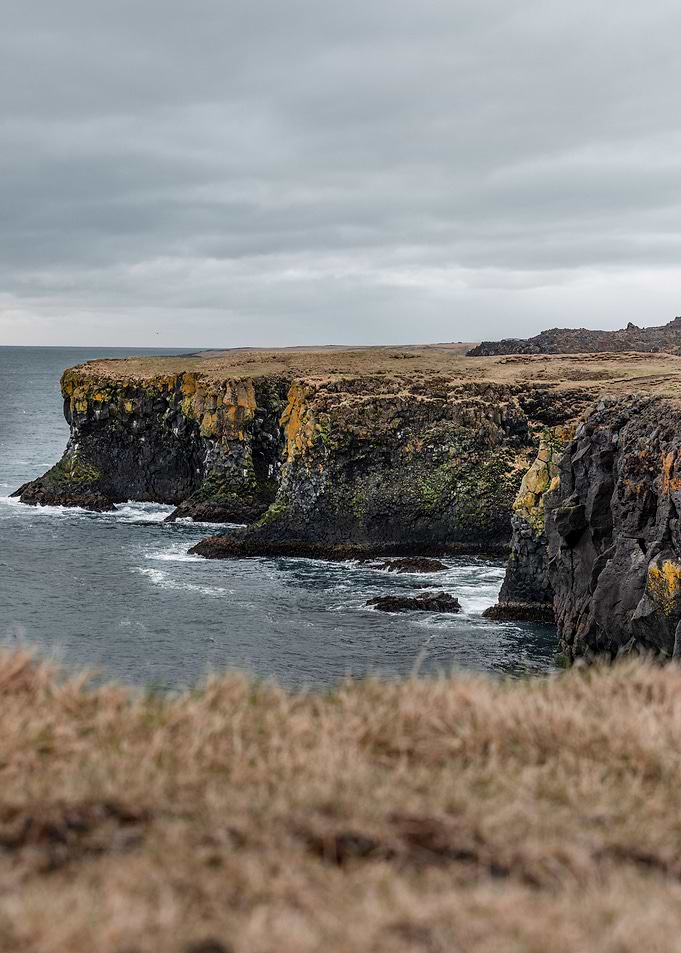 Iceland cliff