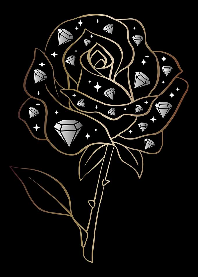 New Money Aesthetic Rose