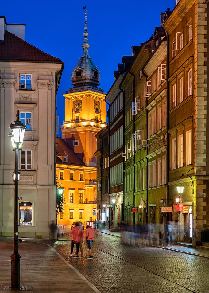 In Old Town At Night