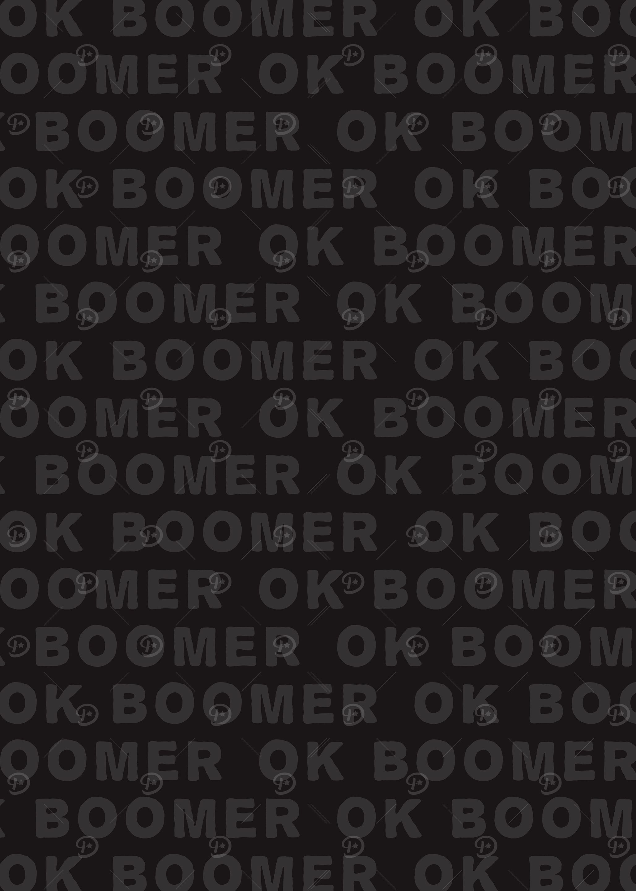 OK BOOMER stealth poster