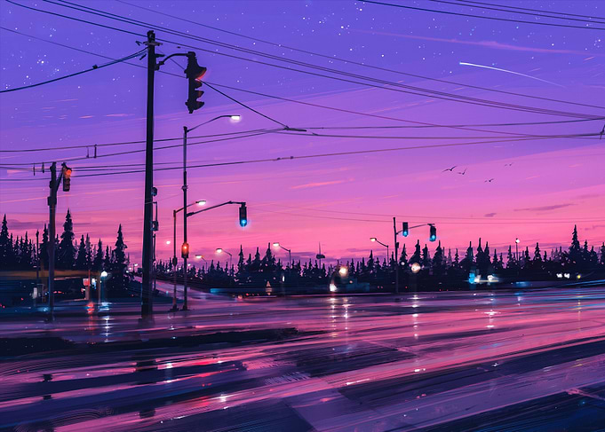Anime scenery