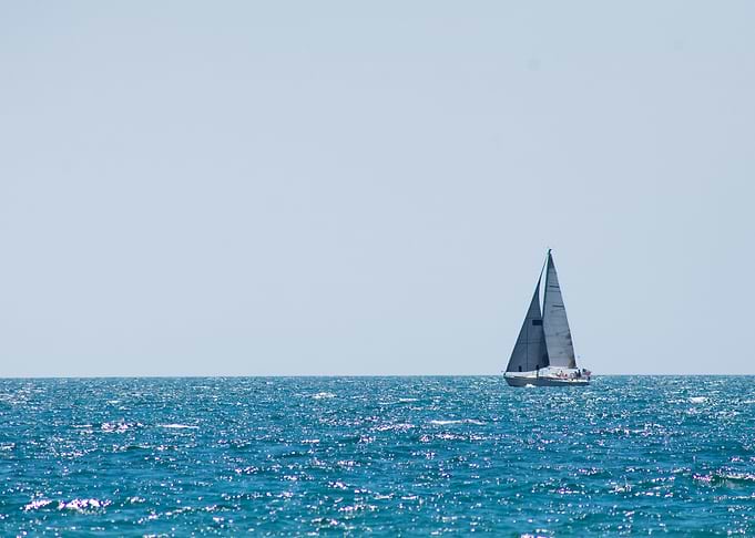 Sailboat on the water