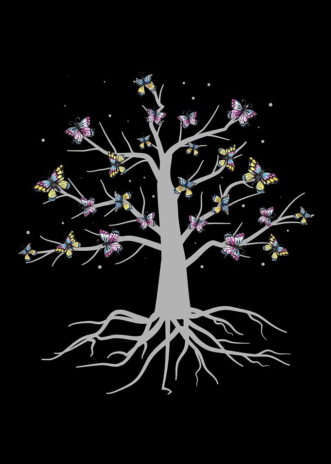 Butterfly Tree Cute