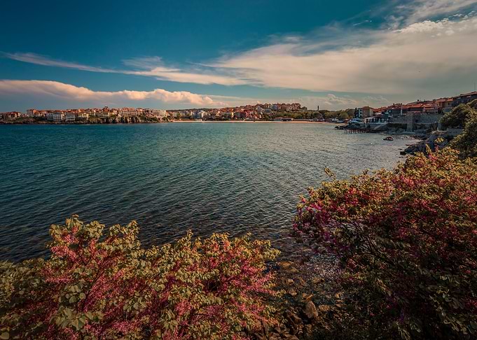 Seascape, coast, Bulgaria