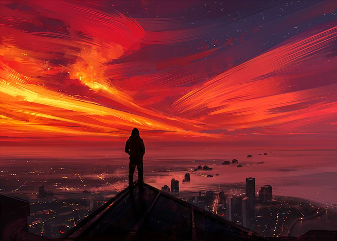 Anime scenery