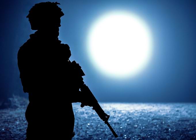 Moon night soldier