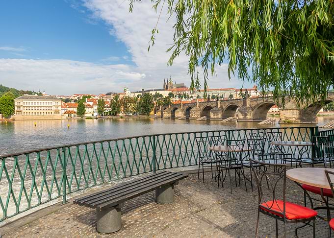 Enjoyable view of Prague