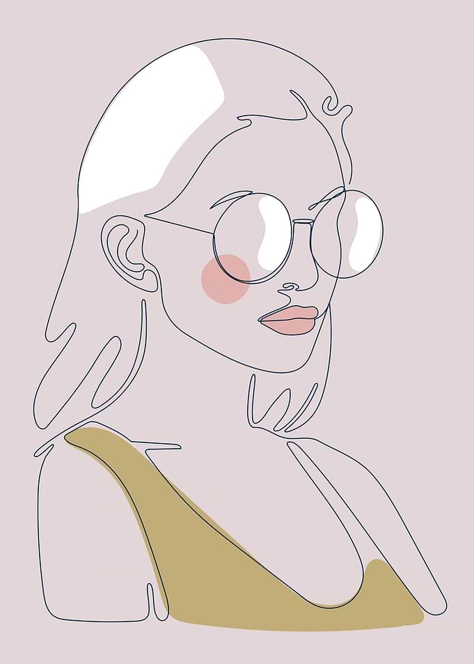 Stylish woman with coolers