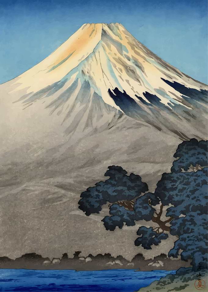 Lake Yamanaka Fuji 1938