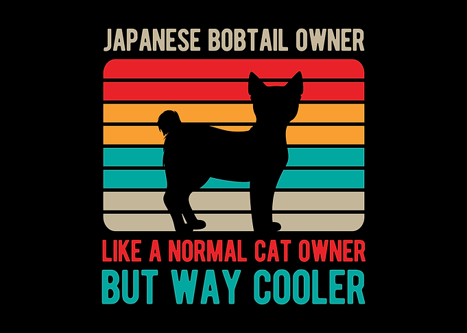Funny Japanese Bobtail Cat