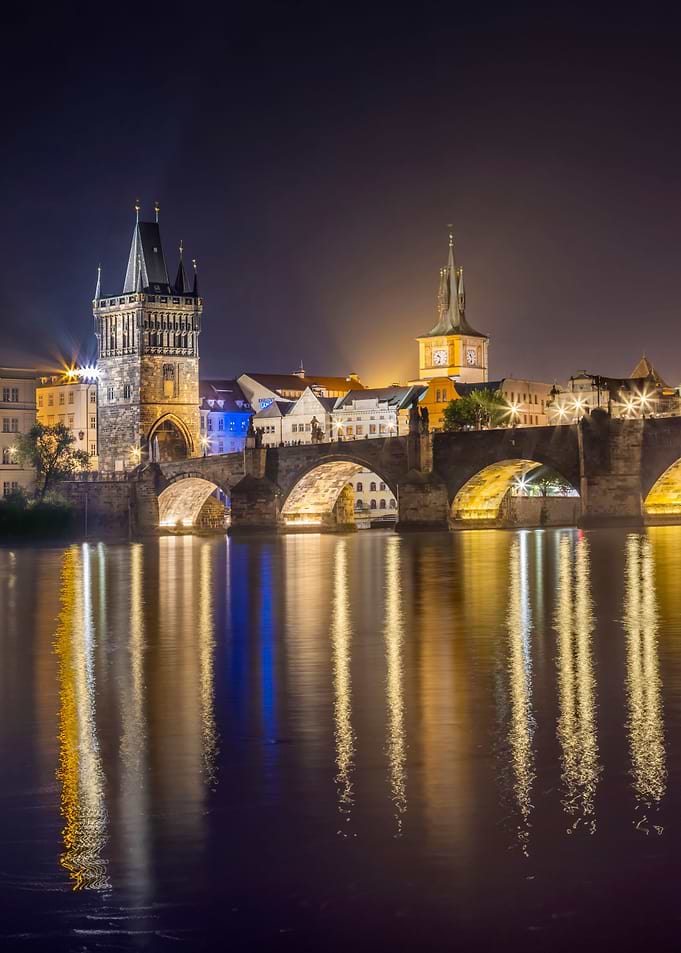 Charles Bridge by night