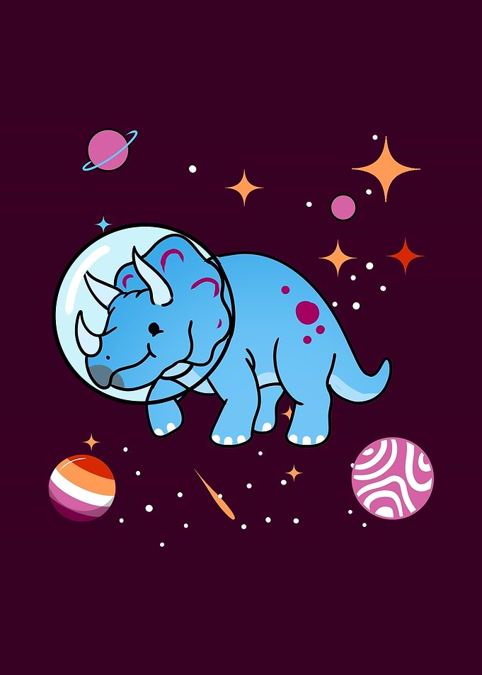 Lesbian Triceratops