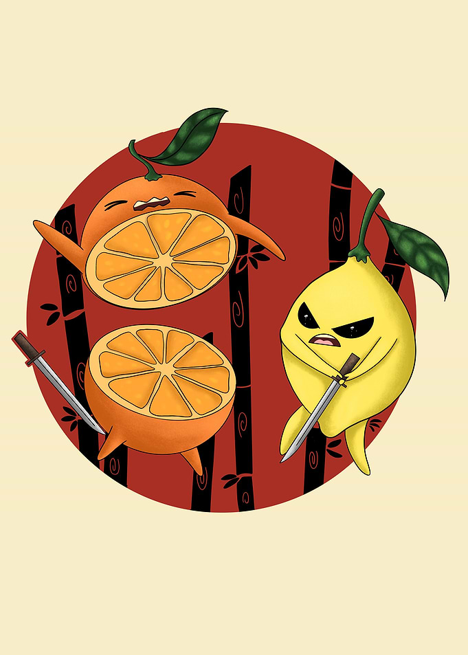 samurai orange vs lemon