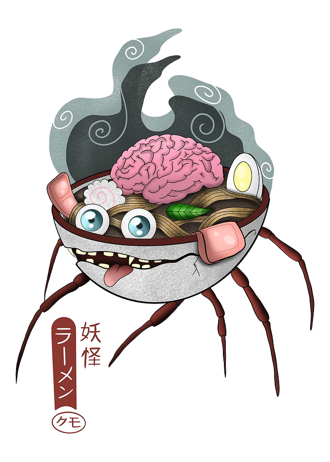 spider noodles