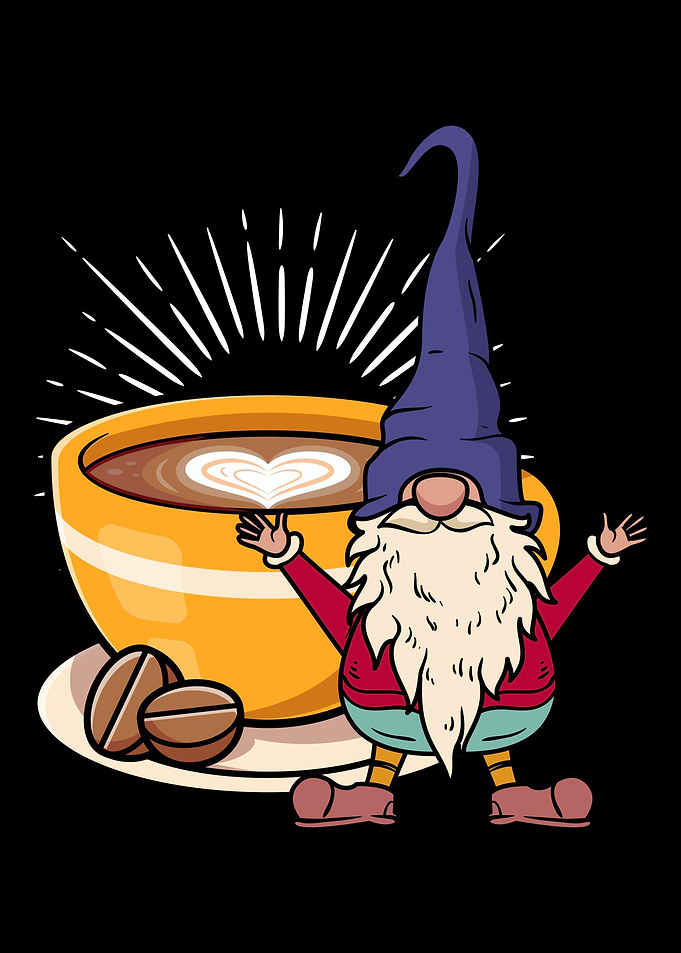 Coffee Gnome Heart
