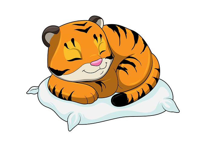 Tiger Sleeping Pillow