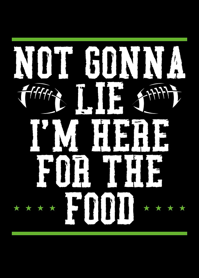 I am here for the food