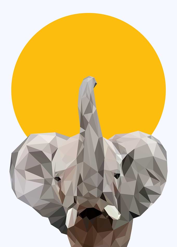 nursery baby elephant