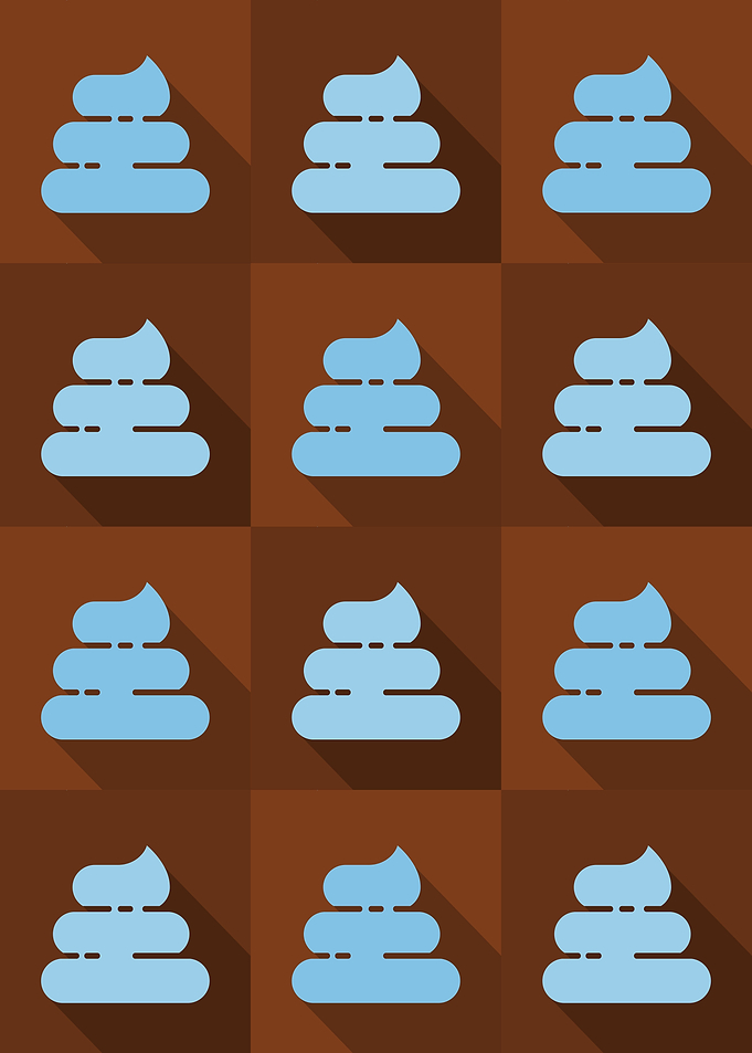 Poop Icons Art Orange 5