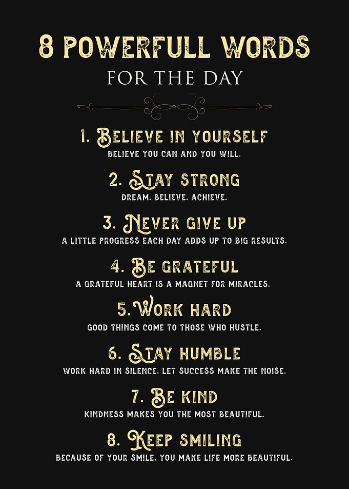 Powerful Words to Inspire
