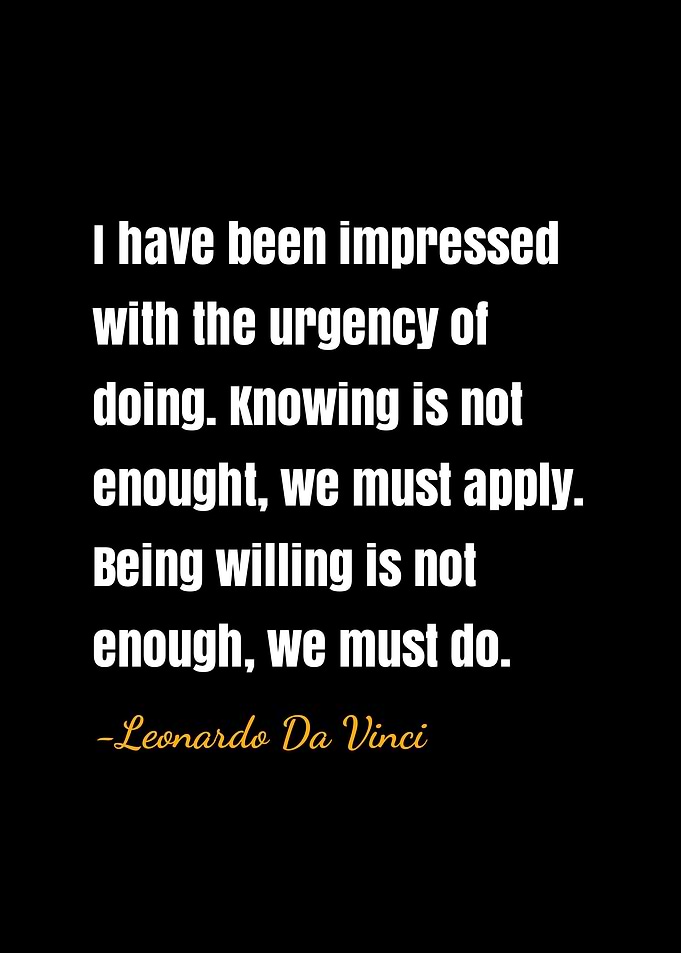 Leonardo da vinci quotes