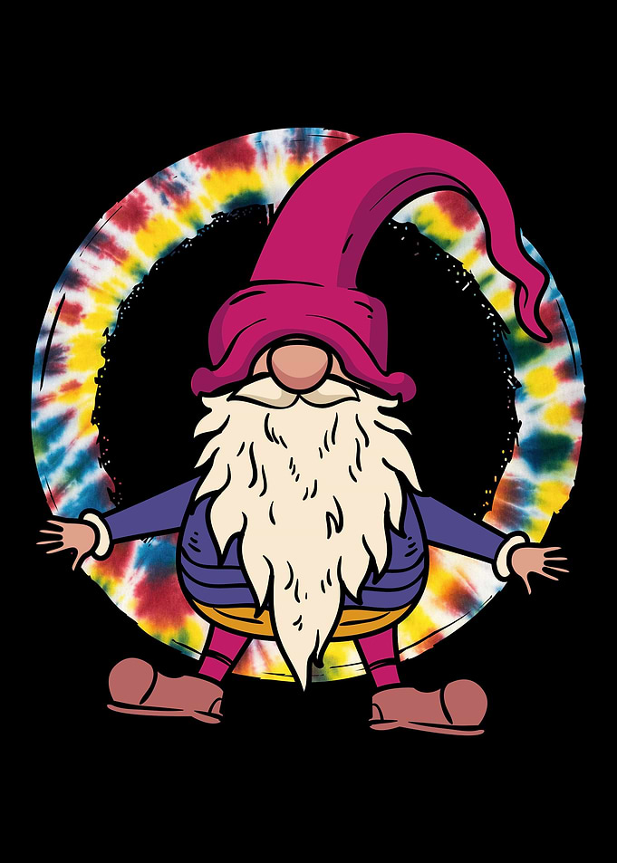 Hippie Gnome Peace Gnome