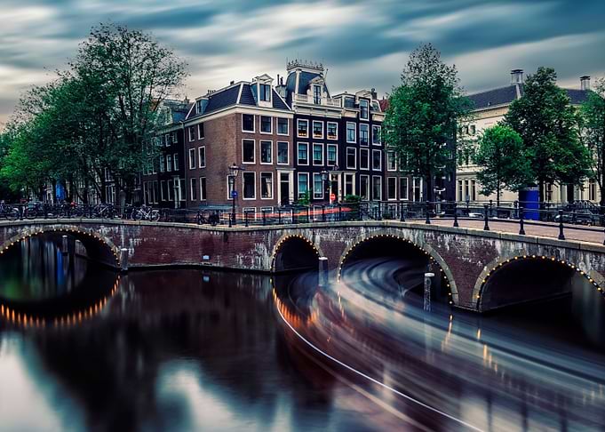 Evening In Amsterdam